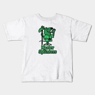 Master Splinters Pizza green Kids T-Shirt